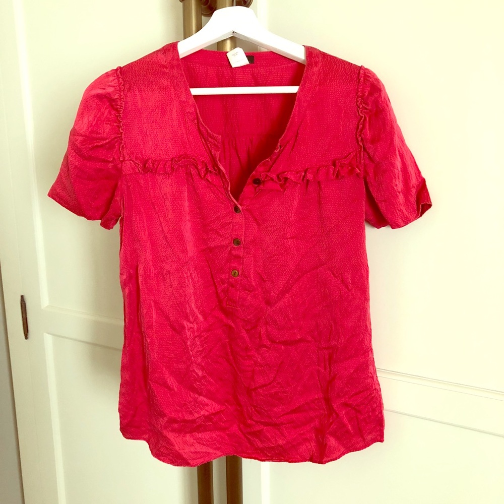 Silk J. Crew Blouse